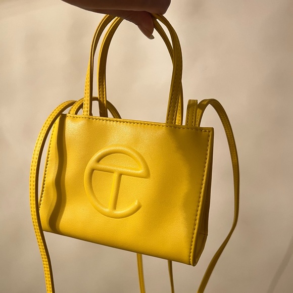 Telfar Bags Small Yellow Telfar Poshmark